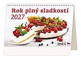Rok plný sladkostí 2027, stolní kalendář