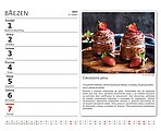 Rok plný sladkostí 2027, stolní kalendář