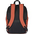 Rolovací batoh na notebook velikosti 15” z recyklovaného GRS, středně oranžová