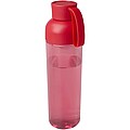 RPET láhev na vodu 600ml, červená