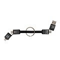 Rychlý nabíjecí kabel Terra 4v1 60W z recyklovaného hliníku, šedá