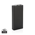 SAMANTA Powerbanka s rychlonabíjením, z recyklovaného hliníku, s kapacitou 20 000 mAh, šedá