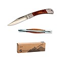 SCHWARZWOLF JAGUAR Zavírací nůž s pojistkou, střední, hnědá