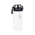 SCHWARZWOLF KARISIMBI Tritanová láhev na pití, objem 650 ml, transparentní/černé víčko