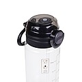 SCHWARZWOLF KARISIMBI Tritanová láhev na pití, objem 650 ml, transparentní/černé víčko