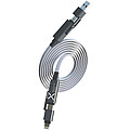 SCX.design C58 60W magnetický plochý nabíjecí kabel, šedá