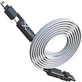 SCX.design C58 60W magnetický plochý nabíjecí kabel, šedá