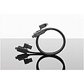 SCX.design C59 100 W magnetický silikonový nabíjecí kabel, černá