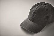 Šestipanelová baseballová kšiltovka 265g, černá