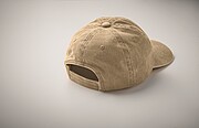 Šestipanelová baseballová kšiltovka 265g, khaki