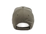 Šestipanelová kšiltovka z luxusního materiálu, khaki