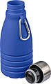 Silikonová skládací láhev 550 ml, kobaltově modrá