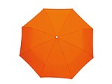 Skládací deštník s karabinou oranžová