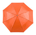Skládací manuální deštník, pr. 96cm, oranžový