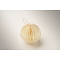 Skládací papírový věšák vánoční, béžová