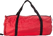 Skládací sportovní taška z RPET, 210D nylon, červená