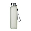 Skleněná láhev na pití s povrchem pro sublimaci, 500ml, kovové víčko