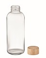 Skleněná láhev s bambusovým víčkem, 650ml