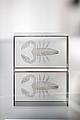 Skleněné těžítko vhodné pro 3D laser, 4x4x6cm