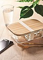 Skleněný lunchbox s bambusovým víčkem, 800ml