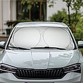 Sluneční clona na čelní sklo automobilu, stříbrná