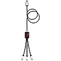 Snadno použitelný světelný kabel SCX.design, červená