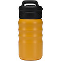Sportovní láhev Knox 350 ml RCS z recyklované nerezové oceli s dvojitou stěnou a sklopnou slámkou, žlutá
