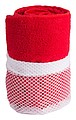 Sportovní ručník z mikrovlákna v obalu, 185 gr/m2, červená