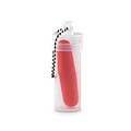 Špunty do uší v plastovém obalu, červené