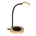 Stolní lampa s ohřívačem hrnků, světle hnědá