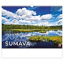 Šumava 2027, nástěnný kalendář, prodloužená záda