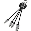 Světelný kabel s kroužkem SCX.design C16, černá