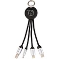 Světelný kabel s kroužkem SCX.design C16, černá