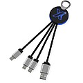 Světelný kabel s kroužkem SCX.design C16, modrá