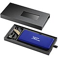 Svítící powerbanka SCX.design P15 5000 mAh, modrá