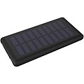 Svítící solární powerbanka 8000 mAh, černá