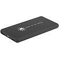 Svítící solární powerbanka 8000 mAh, černá