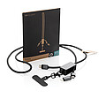 Telefonní kabel 60W z RCS recyklovaného PET, šedá