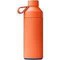 Termo láhev na pití, 1l, z recyklovaných materiálů, oranžová