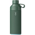Termo láhev na pití, 1l, z recyklovaných materiálů, zelená