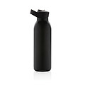 Termo láhev na pití s brčkem, 500ml, černá