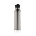 Termo láhev na pití s brčkem, 500ml, stříbrná