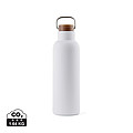 Termo láhev na pití z recyklované oceli, 800ml, bílá