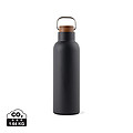 Termo láhev na pití z recyklované oceli, 800ml, černá