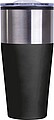 Termohrnek s plastovým vnitřkem 600 ml, černá