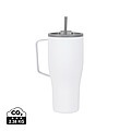 Termolahev z RCS recyklované nerezové oceli 800ml, bílá/šedá