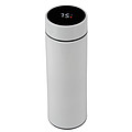 Termoska 500ml, s integrovaným teploměrem a sítkem na čaj, bílá