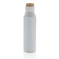 Termoska z recyklované oceli, objem 500 ml, bílá