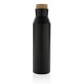 Termoska z recyklované oceli, objem 500 ml, černá