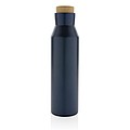 Termoska z recyklované oceli, objem 500 ml, modrá